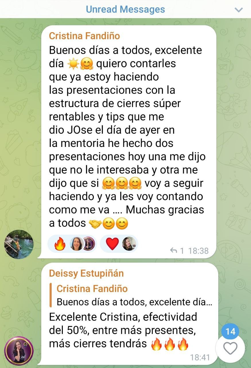 Cristina Fandiño primer cierre Cristina Fandiño primer cierre