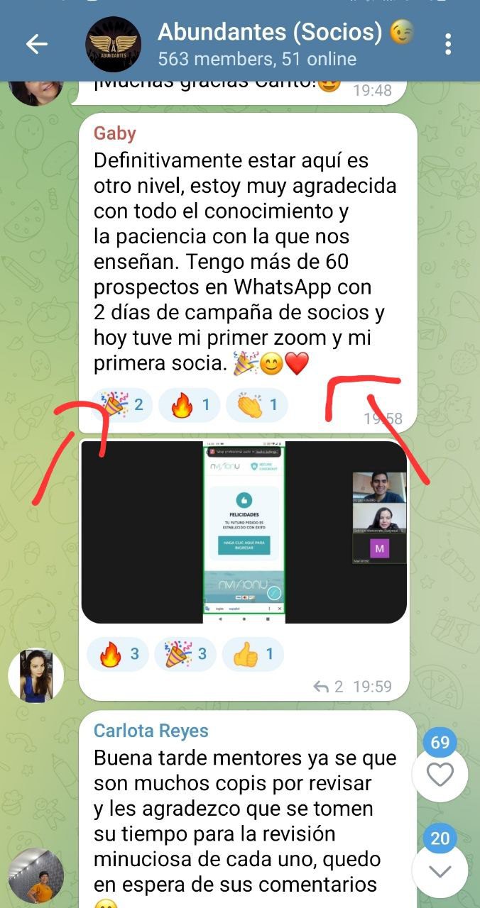 Gaby, primera socia Gaby, primera socia
