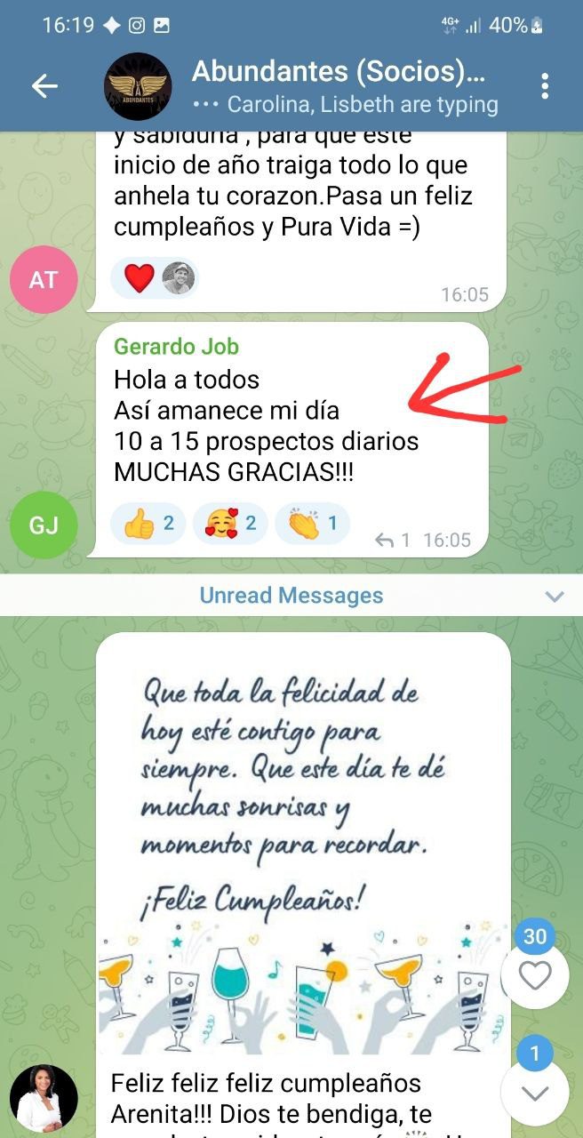Gerardo Job 10-15 prospectos diarios Gerardo Job 10-15 prospectos diarios