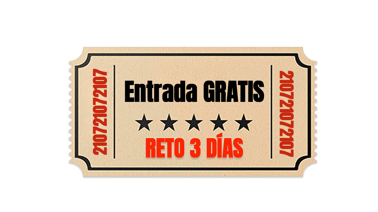 Entrada Gratis Reto 3 días